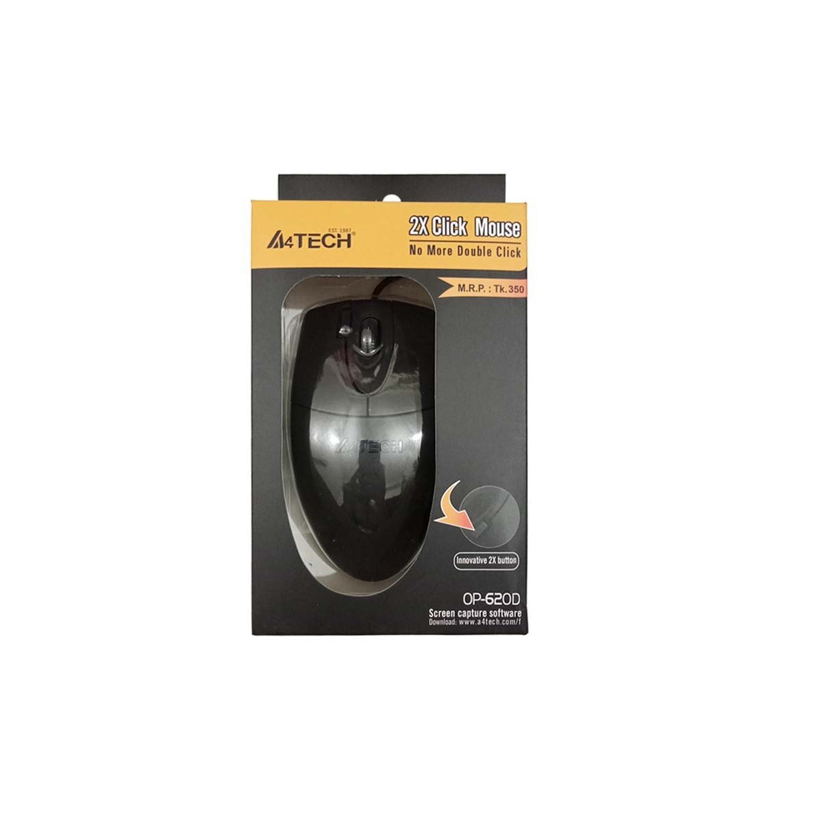 A4TECH OP-620D 2X USB Optical Mouse