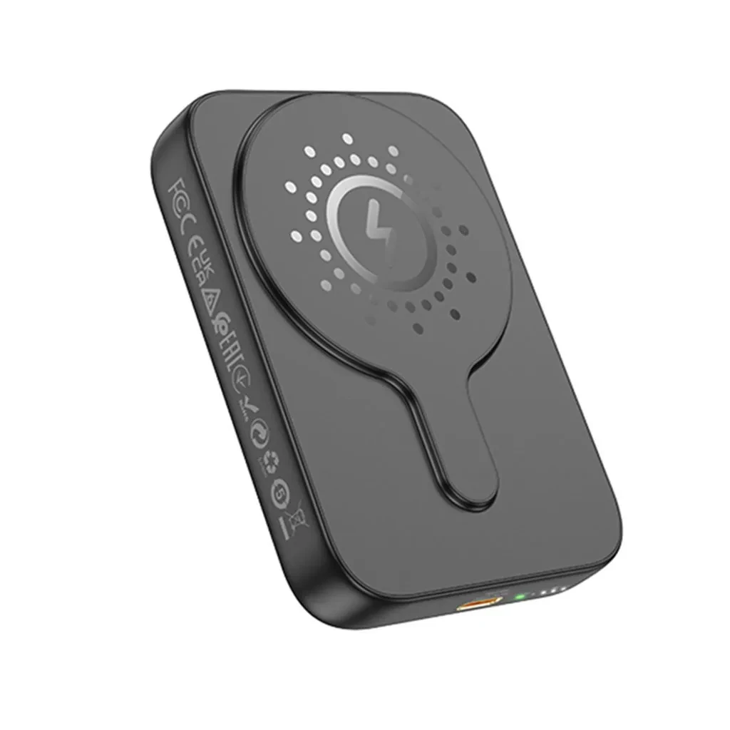 HOCO J117A Magnetic Wireless Fast Charging Power Bank 10000mAh – Black Color